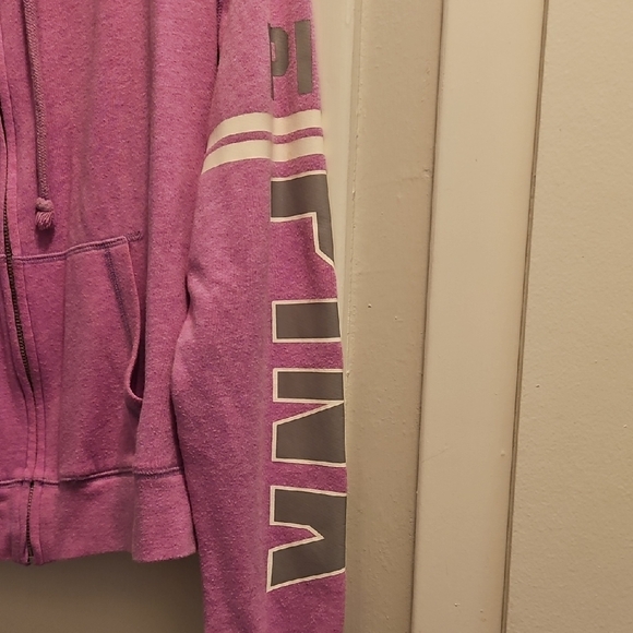 PINK Victoria's Secret Purple Zip-Up Jacket - Picture 2 of 4